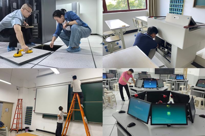 图书信息中心开展秋季开学前工作大检查